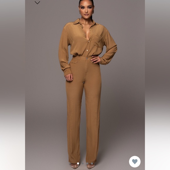 JLUXLABEL Pants - Tan in my element trousers